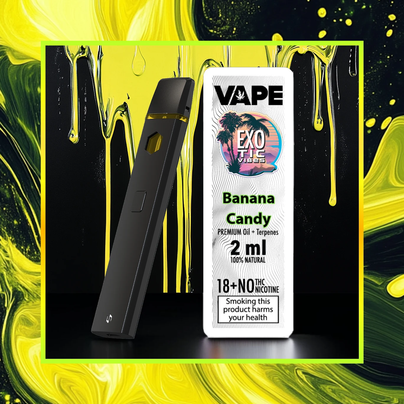 Banana Candy HCT Vape Premium - 2.00 ml. HCT